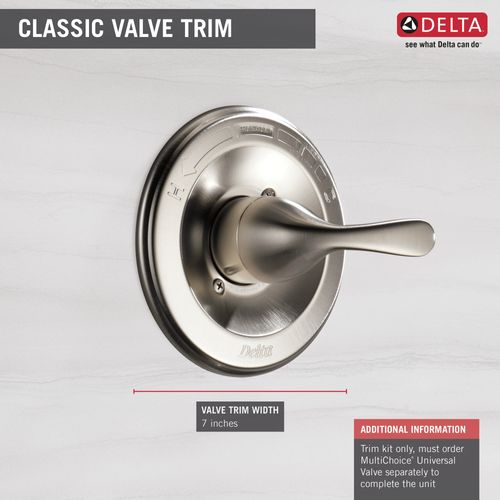Main product image of Classic Monitor 13 Series Valve Only Trim (Stainless), T13020-SS