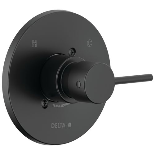 Main product image of T14059-BL-PP Modern Monitor 14 Series Valve Only Trim (Matte Black)