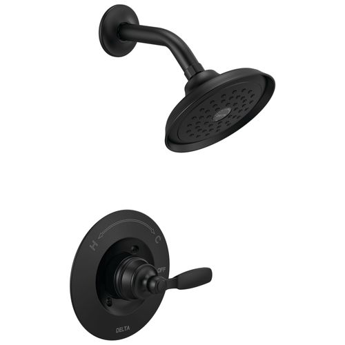 T14232BL Delta T14232BL Woodhurst Shower Trim (Matte Black)