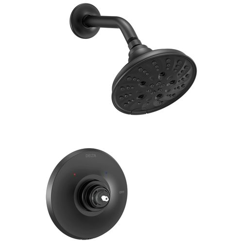 Main product image of Dorval Monitor 14 Series Shower Trim, Less Handle (Matte Black), T14256-BLLHP