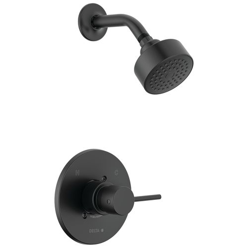 Main product image of T14259-BL-PP Modern Monitor 14 Series Shower Trim (Matte Black)