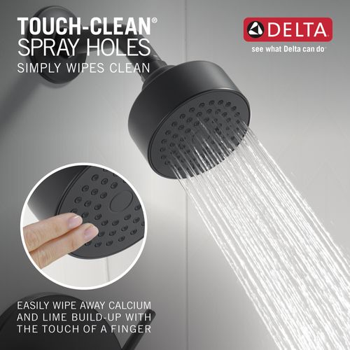 Main product image of T14259-BL-PP Modern Monitor 14 Series Shower Trim (Matte Black)