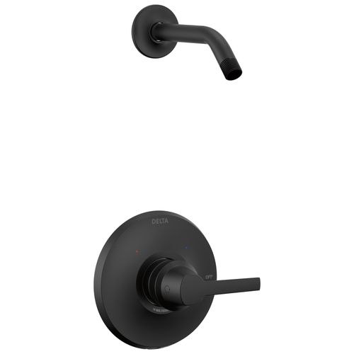Main product image of Galeon 14 Series Shower Trim, Less Head (Matte Black), T14272-BL-LHD