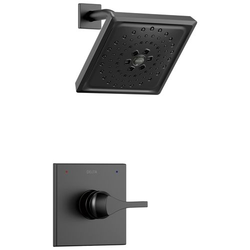 Main product image of Zura Monitor 14 Series H2OKinetic Shower Trim (Matte Black), T14274-BL