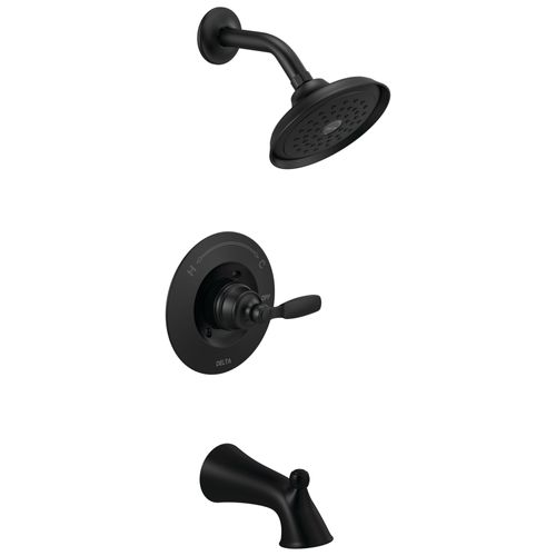 T14432-BL - Delta T14432-BL - Woodhurst Tub & Shower Trim (Matte Black)