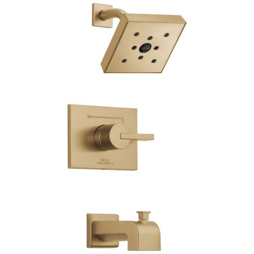 Main product image of Vero Monitor 14 Series H2OKinetic Tub & Shower Trim (Champagne Bronze), T14453-CZH2O