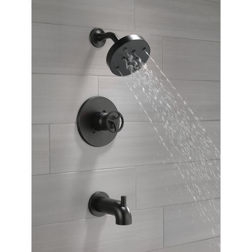 Main product image of Trinsic H2O Tub Shower Trim (Matte Black), T14458-BL