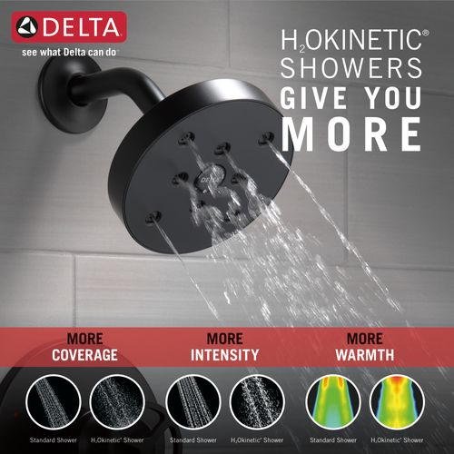 Main product image of Trinsic H2O Tub Shower Trim (Matte Black), T14458-BL