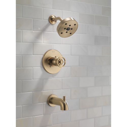 Main product image of Trinsic H2O Tub Shower Trim, 1.75 GPM (Champagne Bronze), T14458-CZ