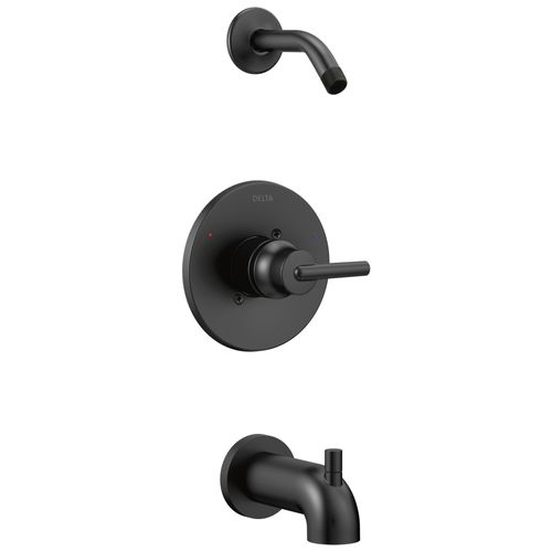 Main product image of Trinsic Monitor 14 Series Tub & Shower Trim, Less Head (Matte Black), T14459-BLLHD