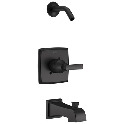 Main product image of Ashlyn Monitor 14 Series Tub and Shower Trim - Less Head (Matte Black), T14464-BLLHD