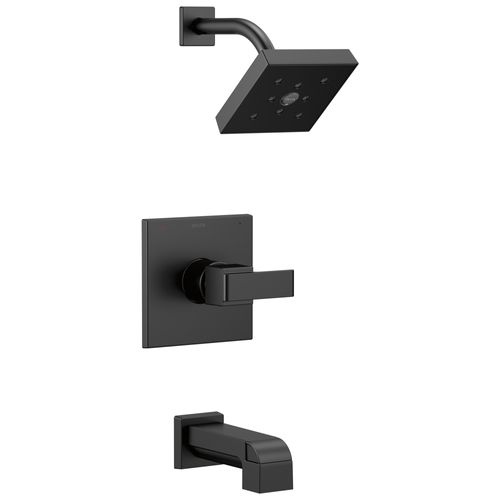 Main product image of Ara Monitor 14 Series H2OKinetic Tub & Shower Trim (Matte Black), T14467-BL