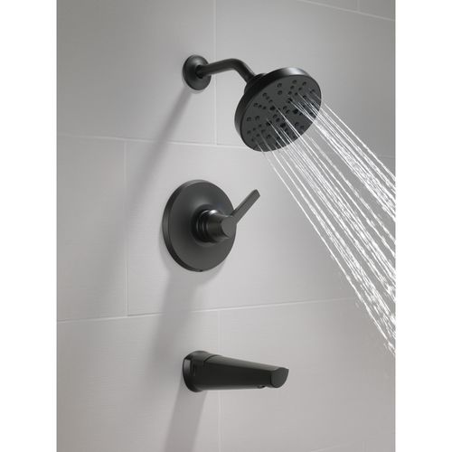 Main product image of Galeon 14S Tub Shower Trim with H2OKinetic, 1.75 GPM (Matte Black), T14472-BL