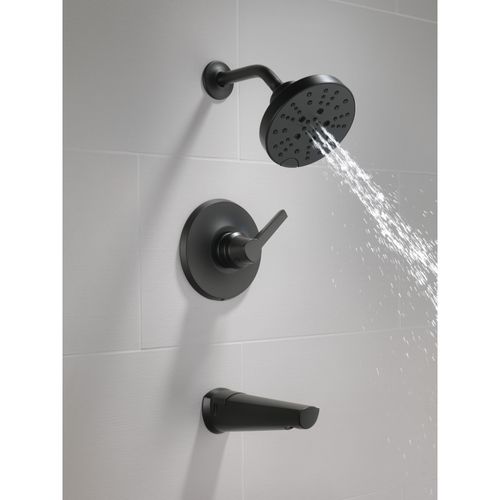 Main product image of Galeon 14S Tub Shower Trim with H2OKinetic, 1.75 GPM (Matte Black), T14472-BL