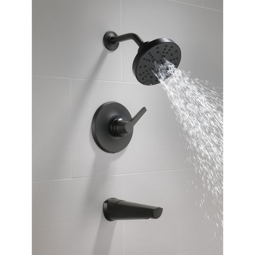 Main product image of Galeon 14S Tub Shower Trim with H2OKinetic, 1.75 GPM (Matte Black), T14472-BL