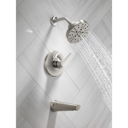Main product image of Galeon 14S Tub Shower Trim with H2OKinetic, 1.75 GPM (Lumicoat Stainless), T14472-SS-PR
