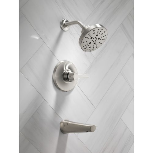 Main product image of Galeon 14S Tub Shower Trim with H2OKinetic, 1.75 GPM (Lumicoat Stainless), T14472-SS-PR