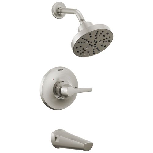 Main product image of Galeon 14S Tub Shower Trim with H2OKinetic, 1.75 GPM (Lumicoat Stainless), T14472-SS-PR