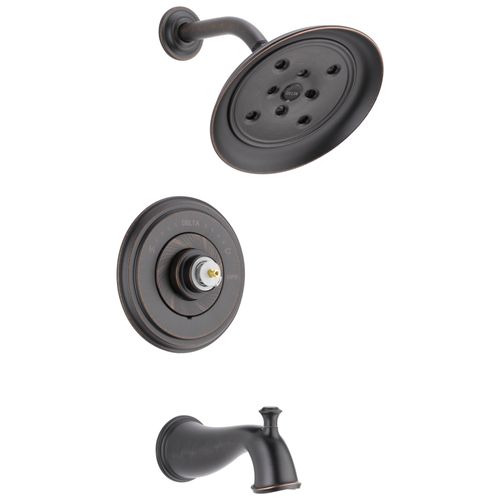 Main product image of Cassidy Monitor 14 Series H2OKinetic Tub & Shower Trim, Less Handle (Venetian Bronze), T14497-RBLHP