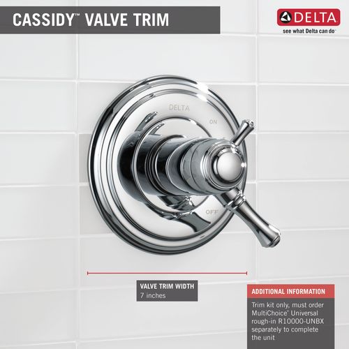 Main product image of Cassidy Monitor 17 Series Valve Only Trim (Chrome), T17097