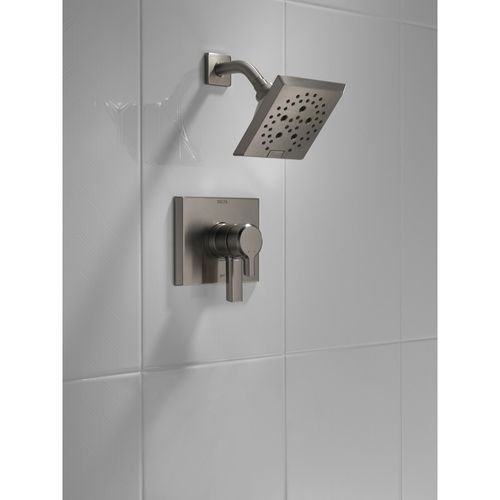 Main product image of Pivotal Monitor 17 Series H2OKinetic Shower Trim, 1.75 GPM (Lumicoat Black Stainless), T17299-KS-PR