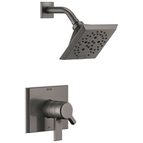 Main product image of Pivotal Monitor 17 Series H2OKinetic Shower Trim, 1.75 GPM (Lumicoat Black Stainless), T17299-KS-PR