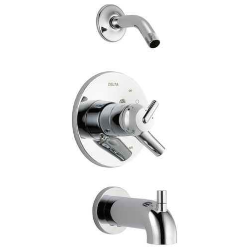 Main product image of Trinsic Monitor 17 Series Tub & Shower Trim, Less Shower Head (Chrome), T17459-LHD