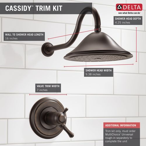 Main product image of Cassidy TempAssure 17T Series Shower Trim (Venetian Bronze), T17T297-RB