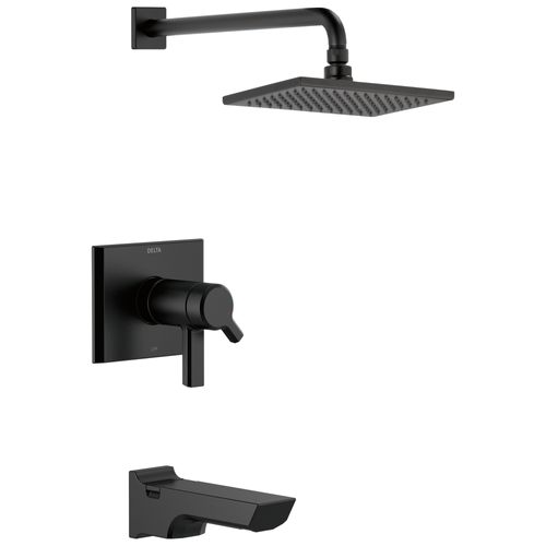 Main product image of Pivotal TempAssure 17T Series H2OKinetic Tub & Shower Trim (Matte Black), T17T499-BL