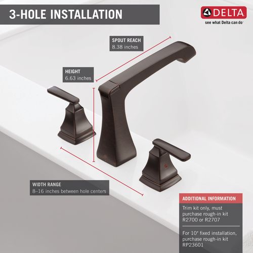 Main product image of Ashlyn Roman Tub Trim (Venetian Bronze), T2764-RB