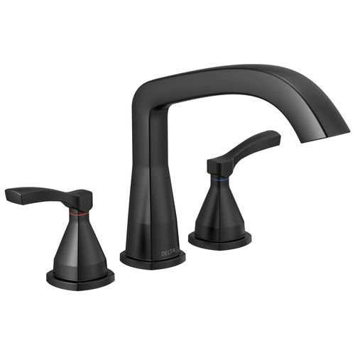 Main product image of Stryke Three Hole Roman Tub Trim (Matte Black), T2776-BL
