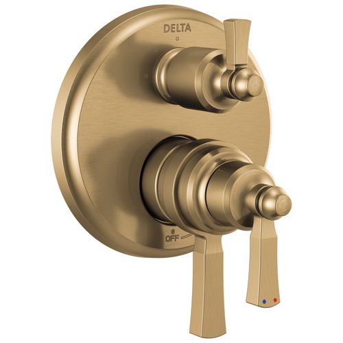 Main product image of Dorval Traditional 2-Handle Monitor 17 Series Valve Trim with 3 Setting Diverter (Champagne Bronze), T27856-CZ