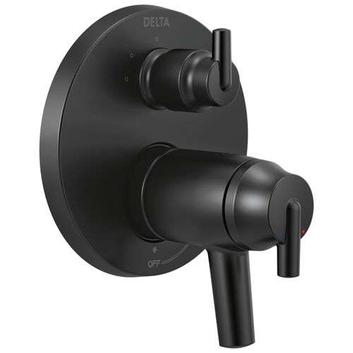 Main product image of Trinsic Contemporary TempAssure 17T Series Valve Trim w/ 3-Setting Integrated Diverter (Matte Black), T27T859-BL