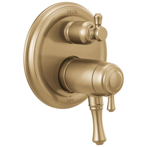 Main product image of Cassidy Traditional TempAssure 17T Series Valve Trim with 3-Setting Integrated Diverter (Champagne Bronze), T27T897-CZ