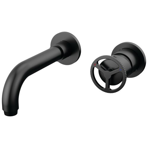Main product image of Trinsic Single Handle Wall Mount Bathroom Faucet Trim, 1.2 GPM (Matte Black), T3558LF-BLWL