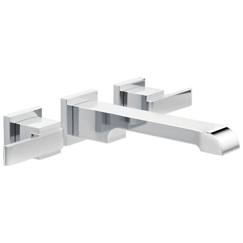 Main product image of Ara 2 Handle Wall Mount Bathroom Faucet Trim (Chrome), T3567LF-WL