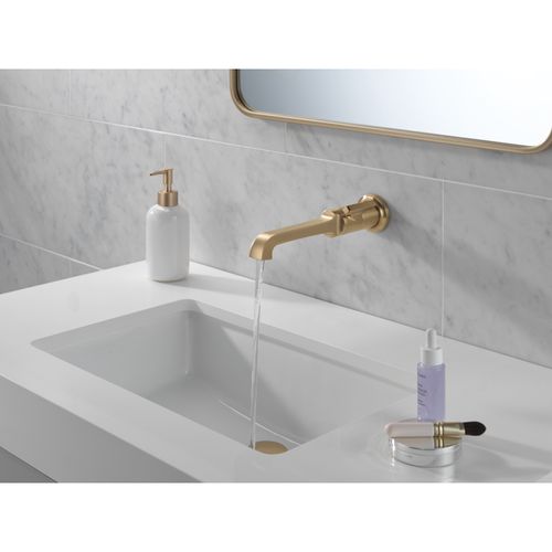 Main product image of Tetra Single Handle Wall Mount Bathroom Faucet Trim, 1.2 GPM (Lumicoat Champagne Bronze), T3589LF-CZ-PR-WL