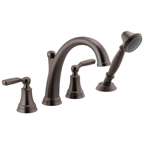 Main product image of Woodhurst Roman Tub w/ Handshower Trim (Venetian Bronze), T4732-RB