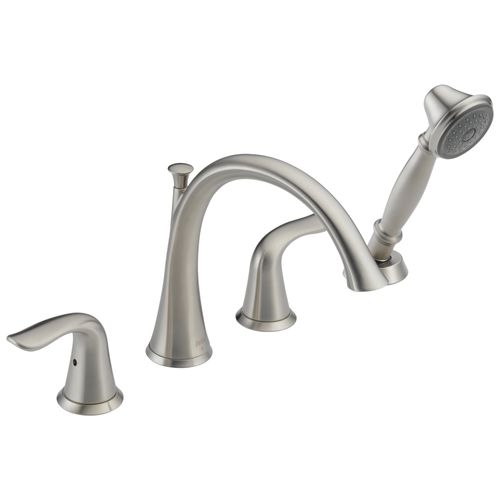 Main product image of Lahara Roman Tub w/ Handshower Trim (Stainless), T4738-SS