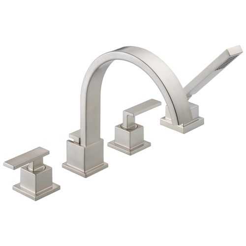 Main product image of Vero Roman Tub Trim w/ Hand Shower (Stainless), T4753-SS