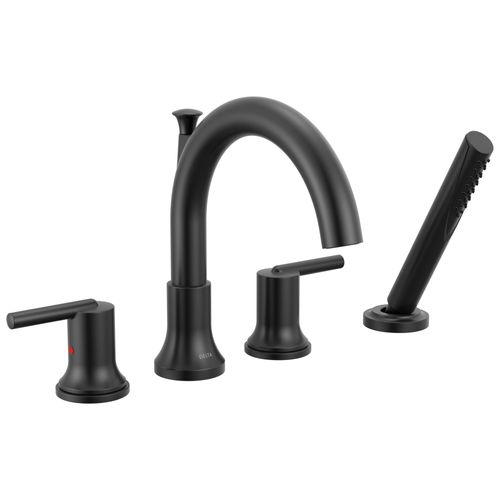 Main product image of Trinsic Roman Tub Trim w/ Hand Shower (Matte Black), T4759-BL