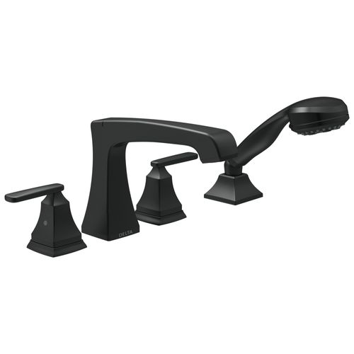 Main product image of Ashlyn Roman Tub Trim w/ Hand Shower (Matte Black), T4764-BL