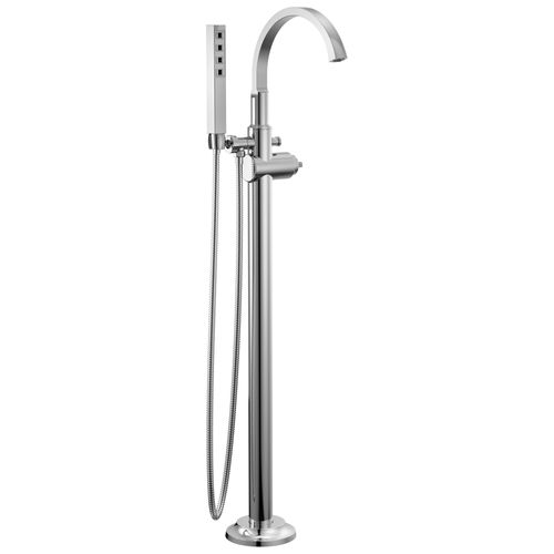 Main product image of Tetra Floor Mount Tub Filler Trim, 1.75 GPM (Lumicoat Chrome), T4788-PR-LHP-FL