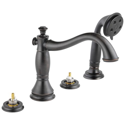 Main product image of Cassidy Roman Tub w/ Hand Shower Trim, Less Handles (Venetian Bronze), T4797-RBLHP