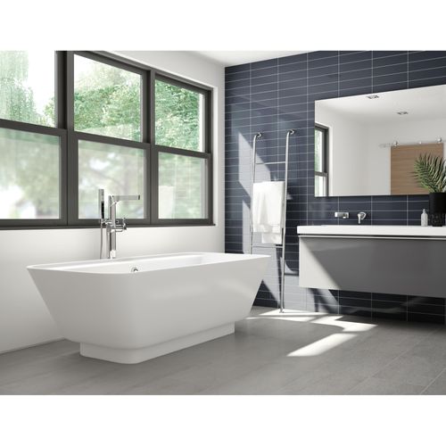 Main product image of Zura 1-Handle Wall Mount Bathroom Faucet Trim (Chrome), T574LF-WL