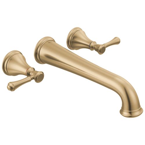 Main product image of Cassidy Wall Mounted Tub Filler (Champagne Bronze), T5797-CZWL
