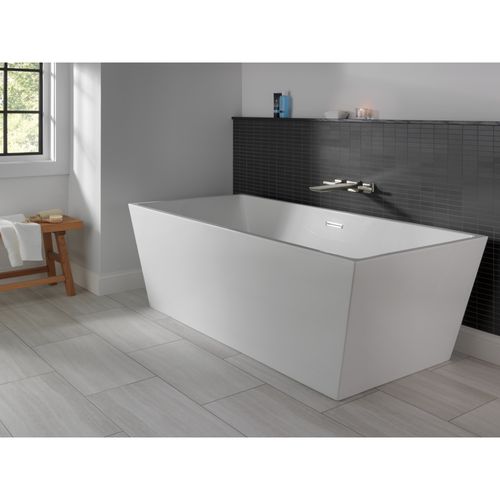 Main product image of Pivotal Wall Mount Tub Filler Trim (Lumicoat Stainless), T5799-SS-PR-WL