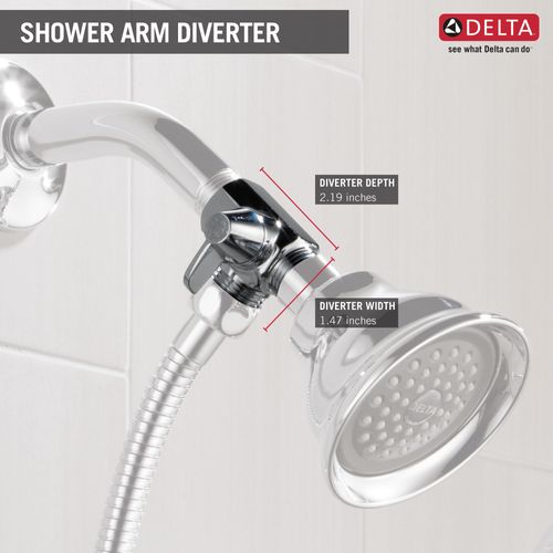 Main product image of Shower Arm Diverter for Hand Shower (Chrome), U4922-PK