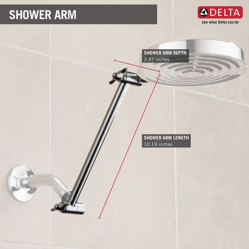 Main product image of Adjustable Shower Arm (Chrome), UA902-PK