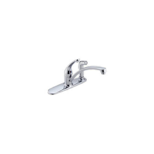 340-WF - Delta 340-WF - Single Handle Kitchen Faucet with Integral ...